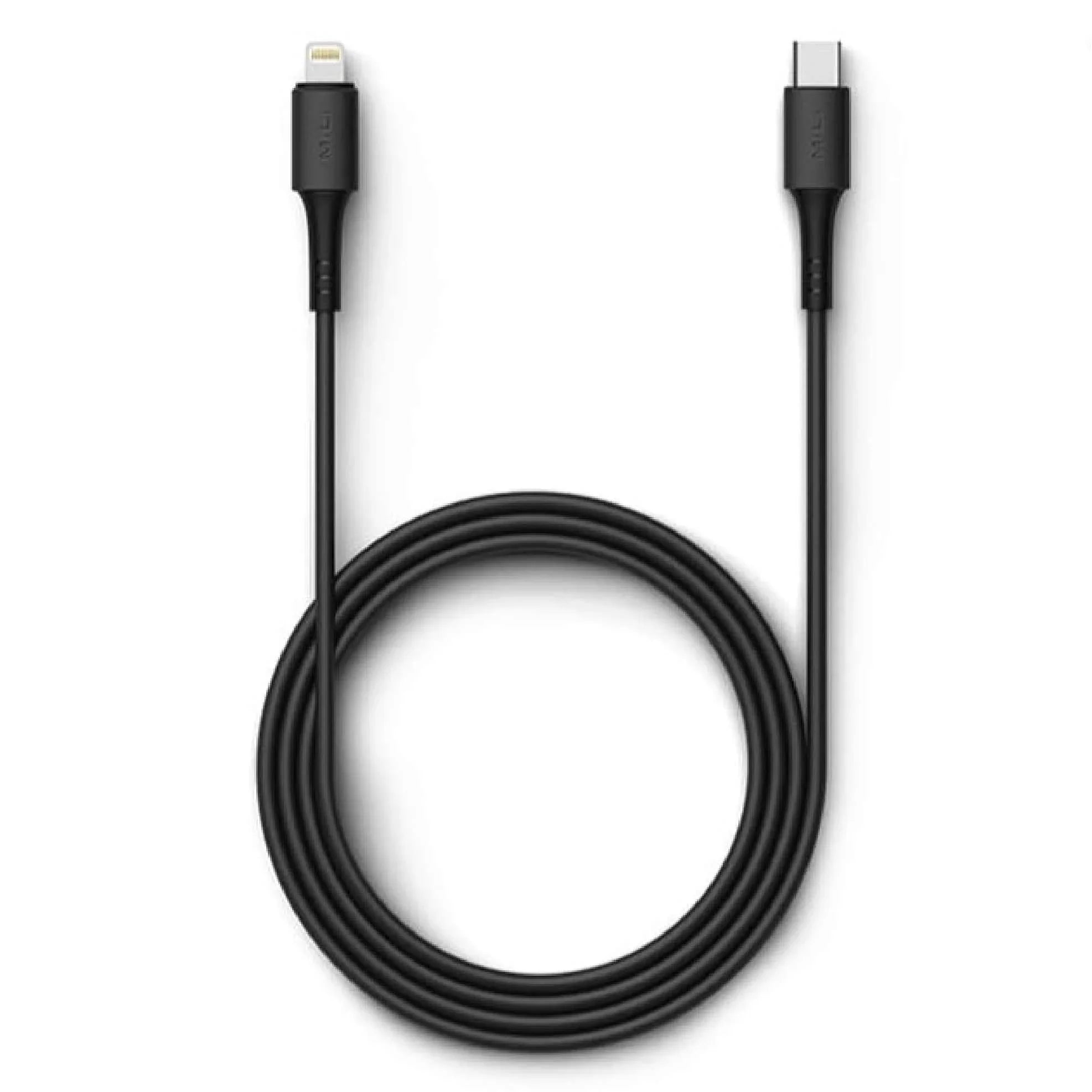 MiLi Type-C to Lightning 1M Cable - Black MiLi Type-C to Lightning 1M Cable - Black